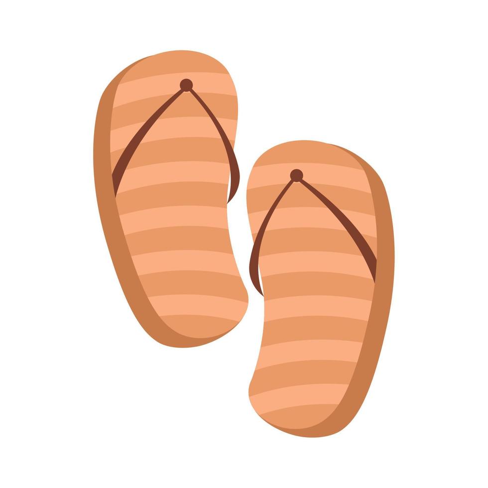 orange Flip Flops vektor