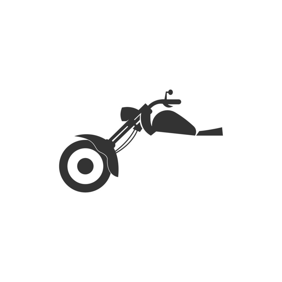 motorcykel ikon logotyp design vektor