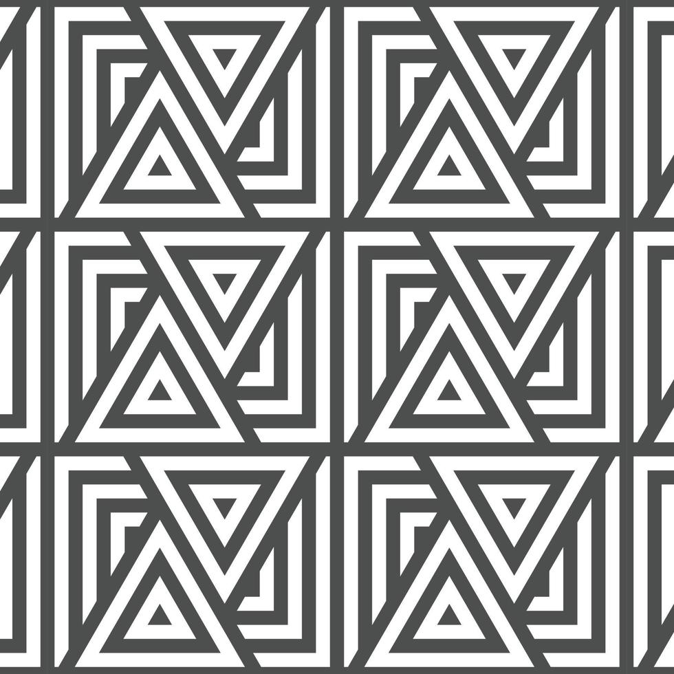abstraktes nahtloses geometrisches Linienmuster vektor