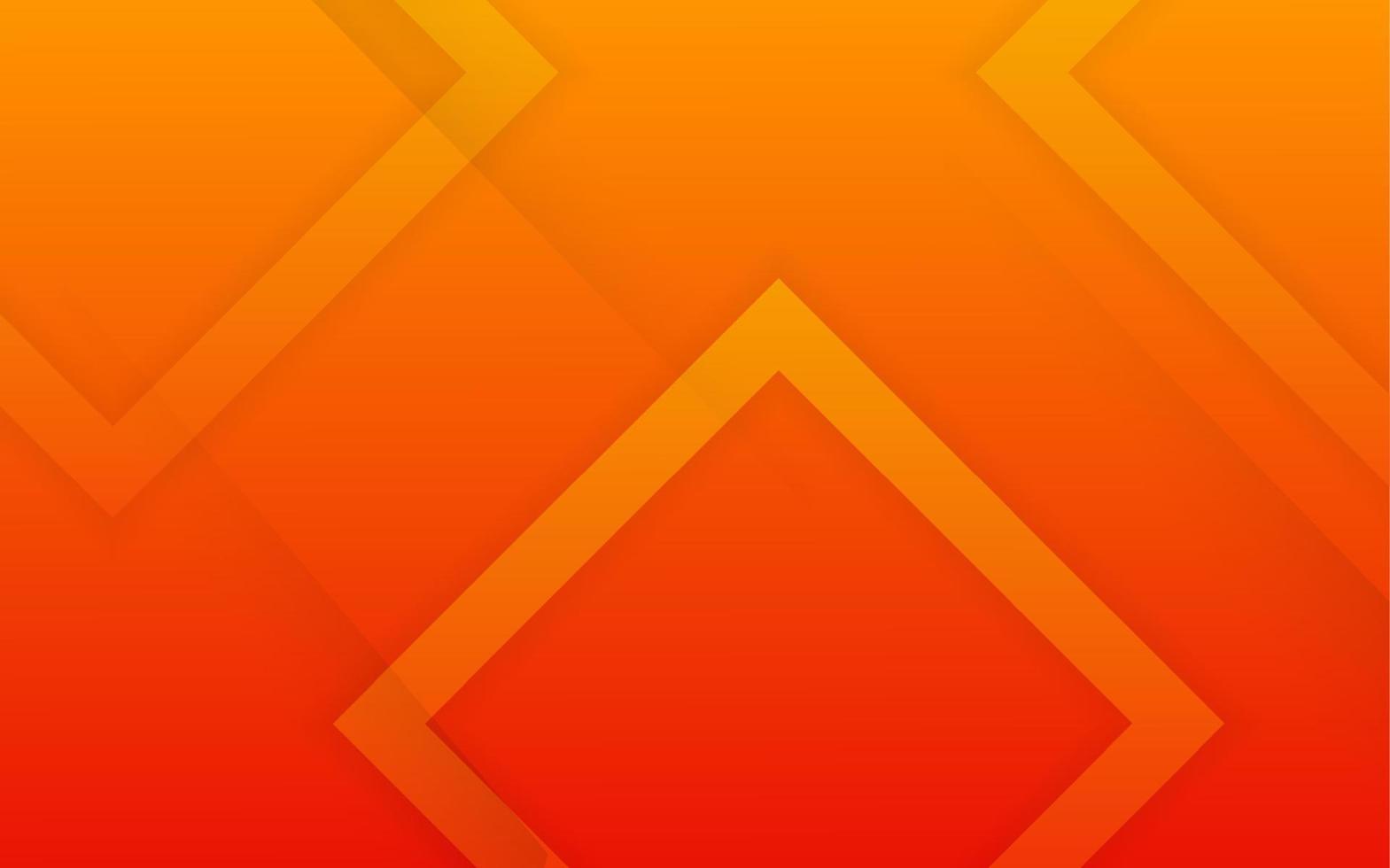abstrakt orange bakgrund med geometrisk kreativ och minimal lutning begrepp vektor