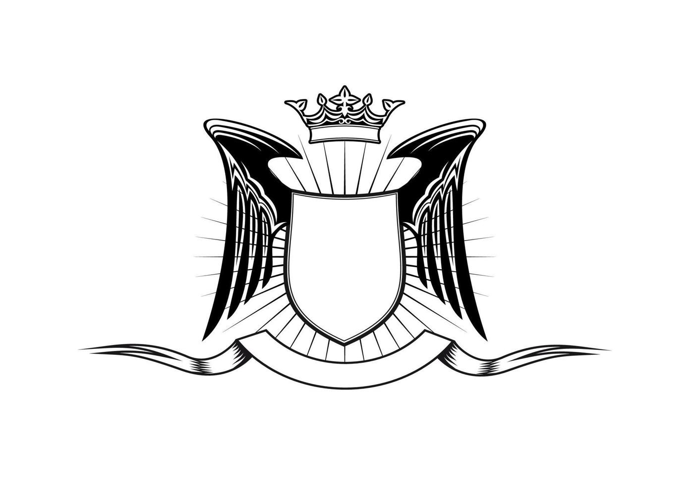 heraldik skydda design vektor