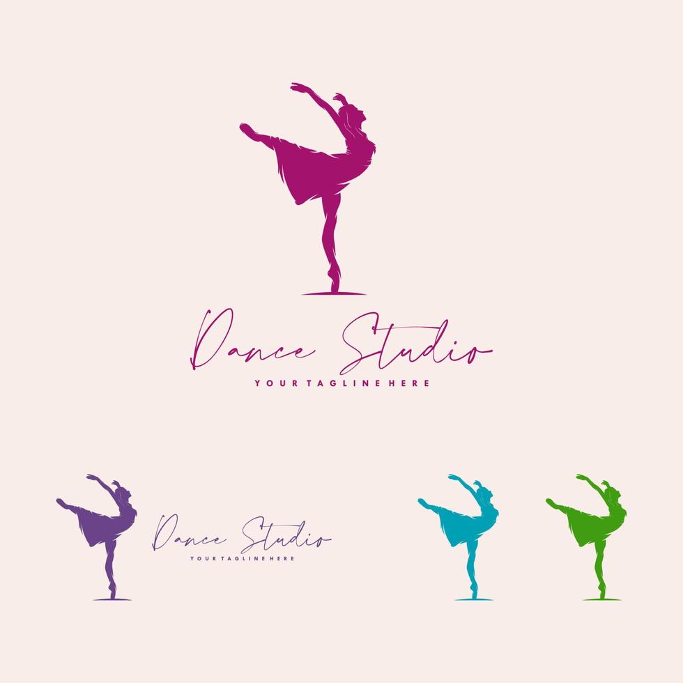 Logo für ein Ballett- oder Tanzstudio vektor