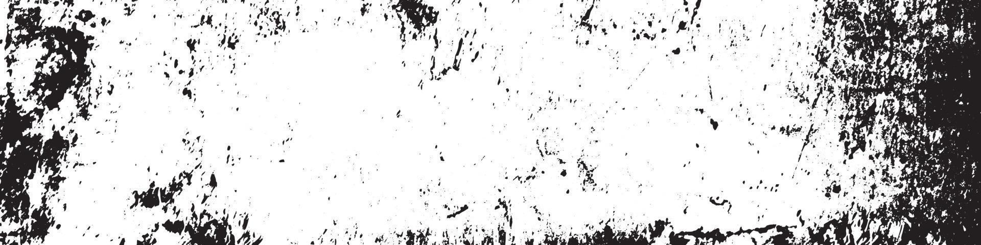 schwarz-weiß gealterte Nottextur. Vintage verwitterter alter Grunge-Hintergrund. vektor