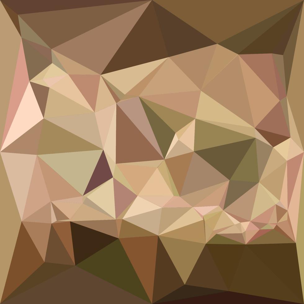 Burlywood abstrakter niedriger Polygonhintergrund vektor