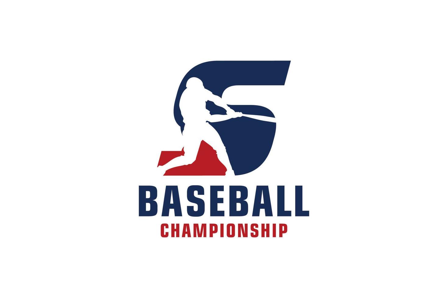 bokstaven s med baseball logotyp design. vektor designmallelement för sportlag eller företagsidentitet.