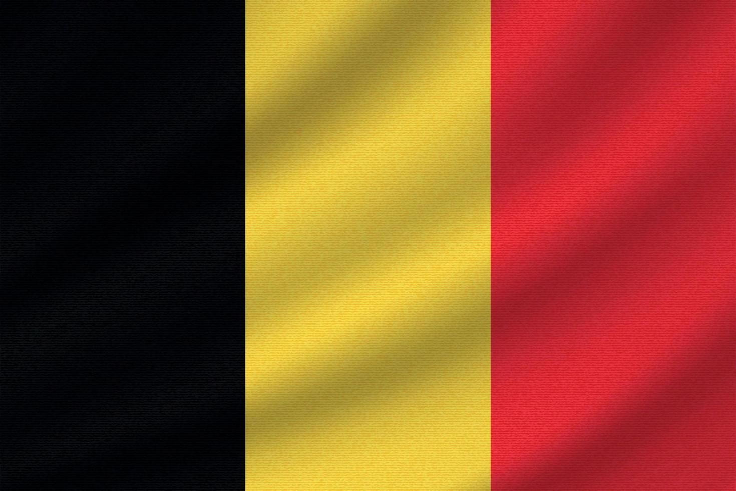 Belgiens nationella flagga vektor