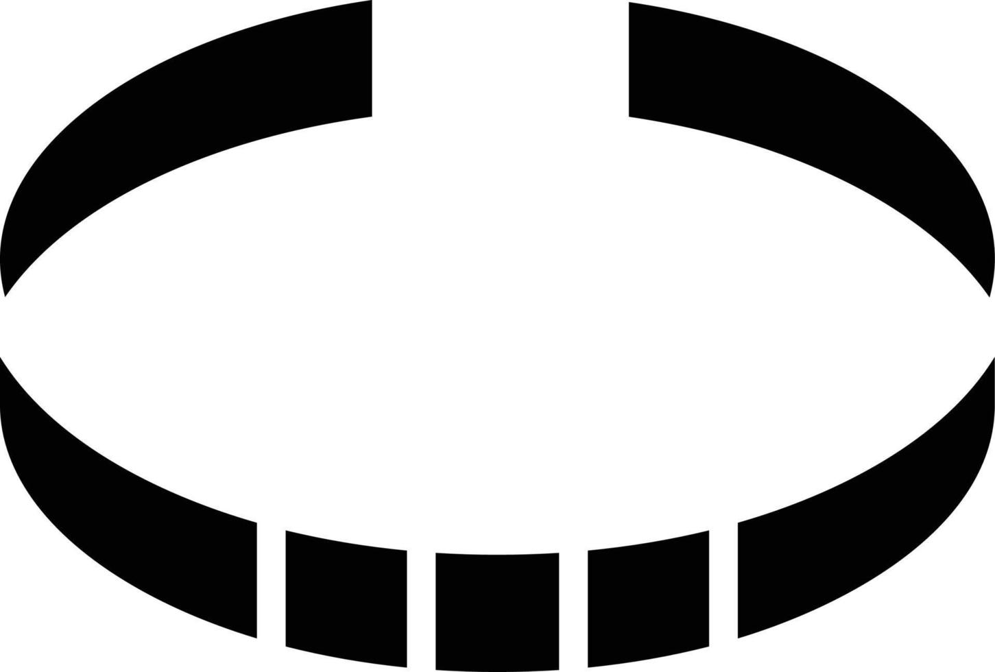 Armband-Glyphe-Symbol vektor