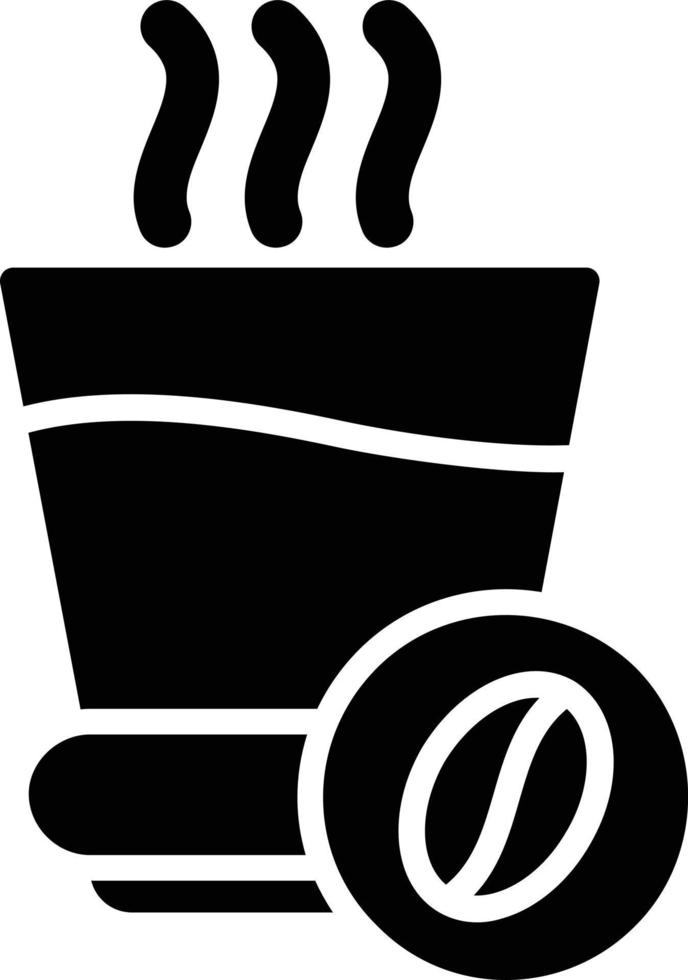 Expresso-Glyphe-Symbol vektor