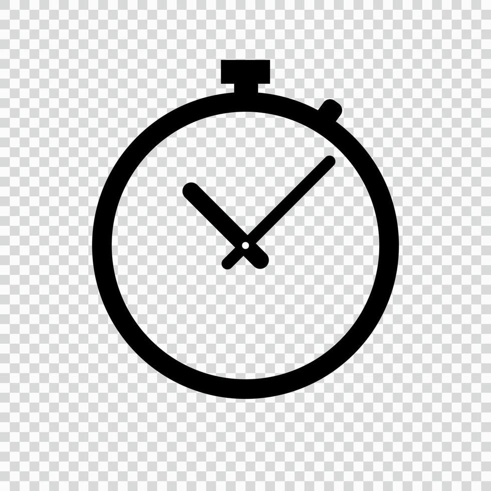 Uhr-Symbol-Vektor-Illustration vektor