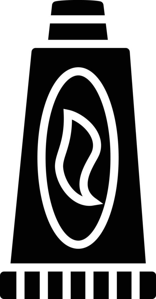 Zahnpasta-Glyphe-Symbol vektor