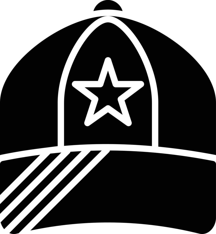 Cap Glyphe Symbol vektor