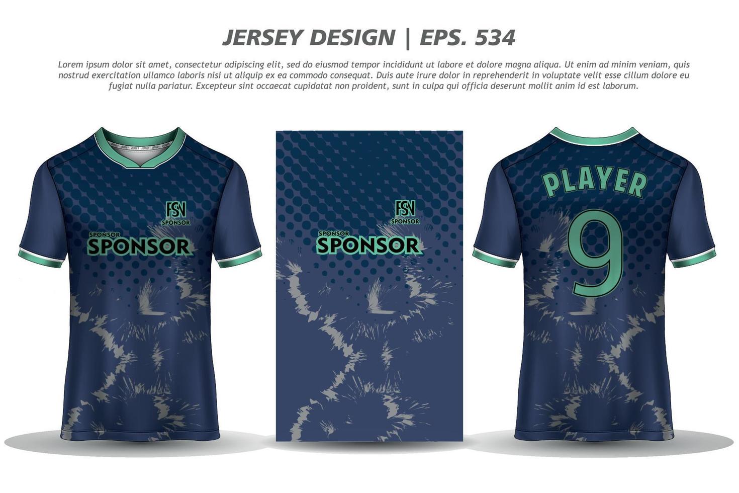 jersey design sublimering t-shirt premium geometriskt mönster otrolig vektorsamling för fotboll fotboll racing cykling spel motocross sport vektor