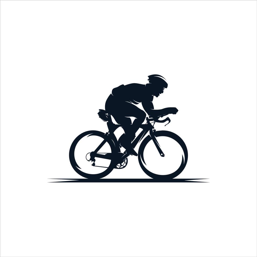 Fahrrad-Vintage-Logo-Vorlage vektor