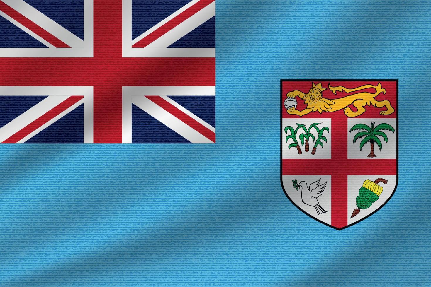Nationalflagge von Fidschi vektor