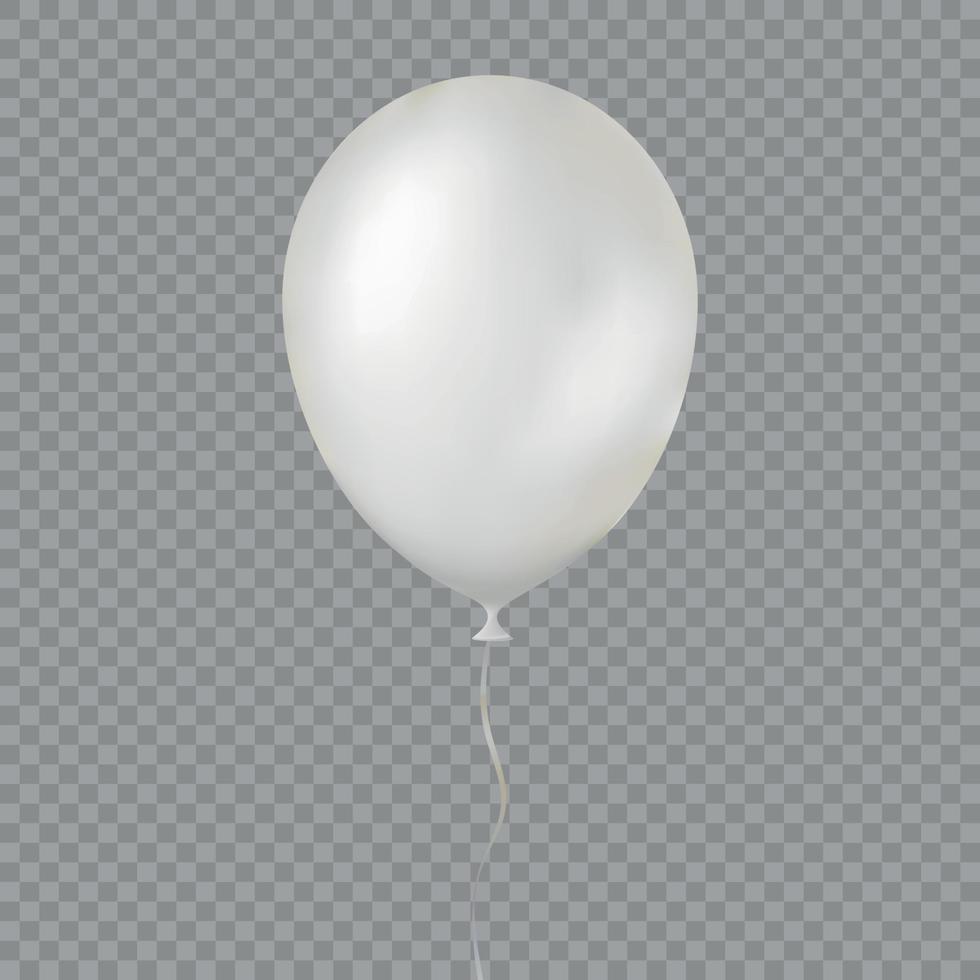 vektorillustration mit fliegendem luftballon vektor