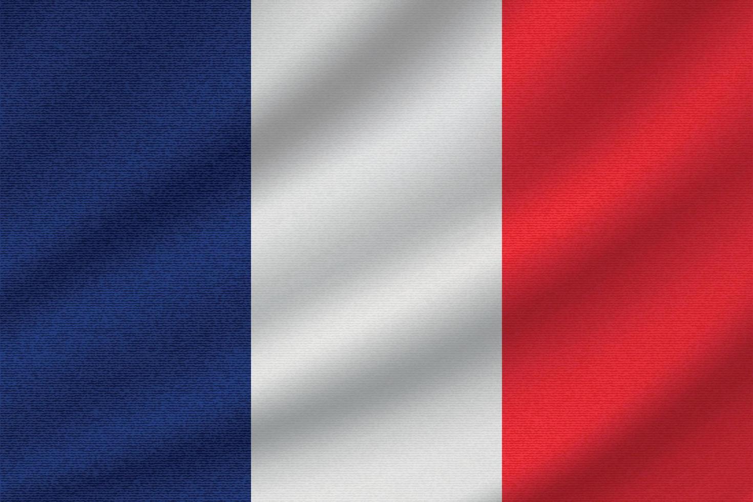 Nationalflagge von Frankreich vektor