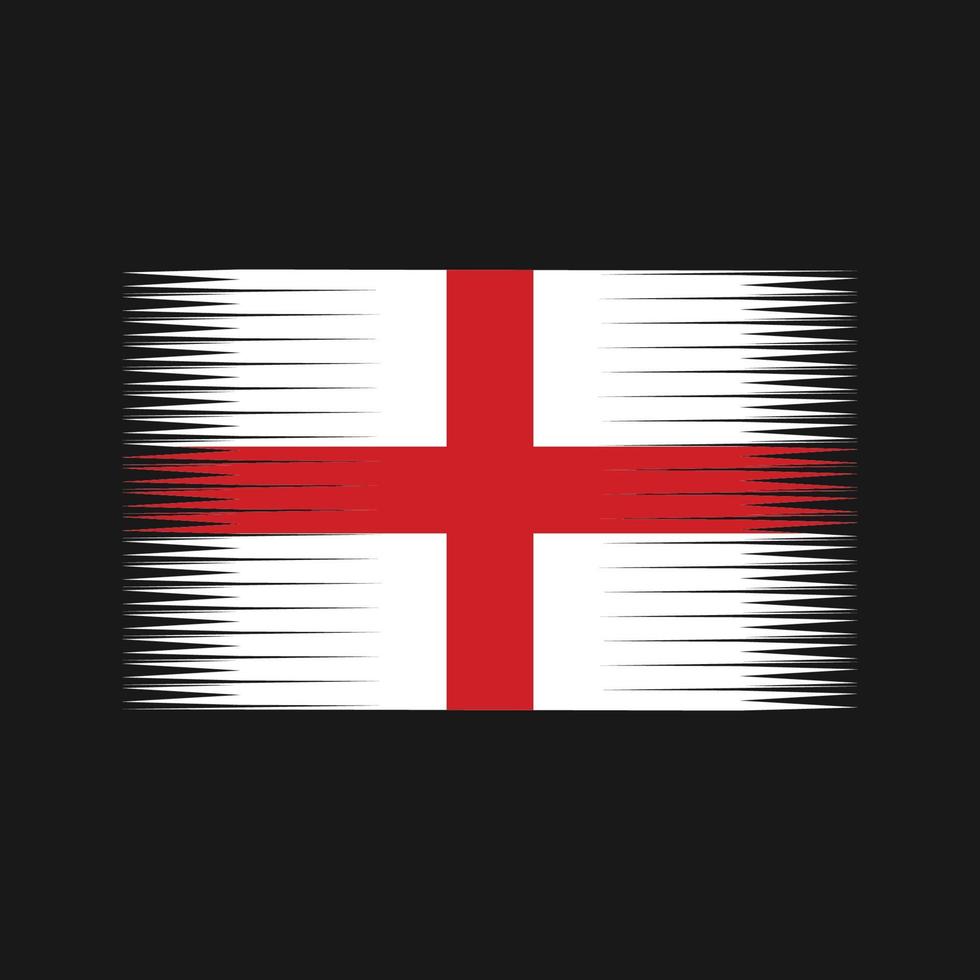 England flagga vektor. National flagga vektor