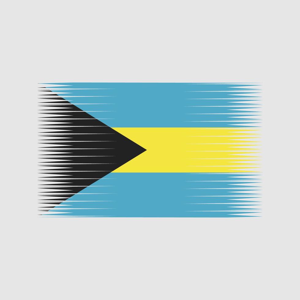 bahamas flagga vektor. National flagga vektor