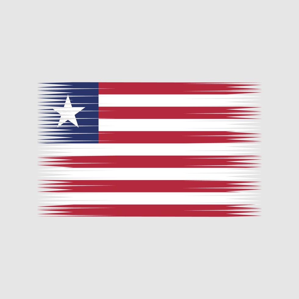 liberia flagga vektor. National flagga vektor
