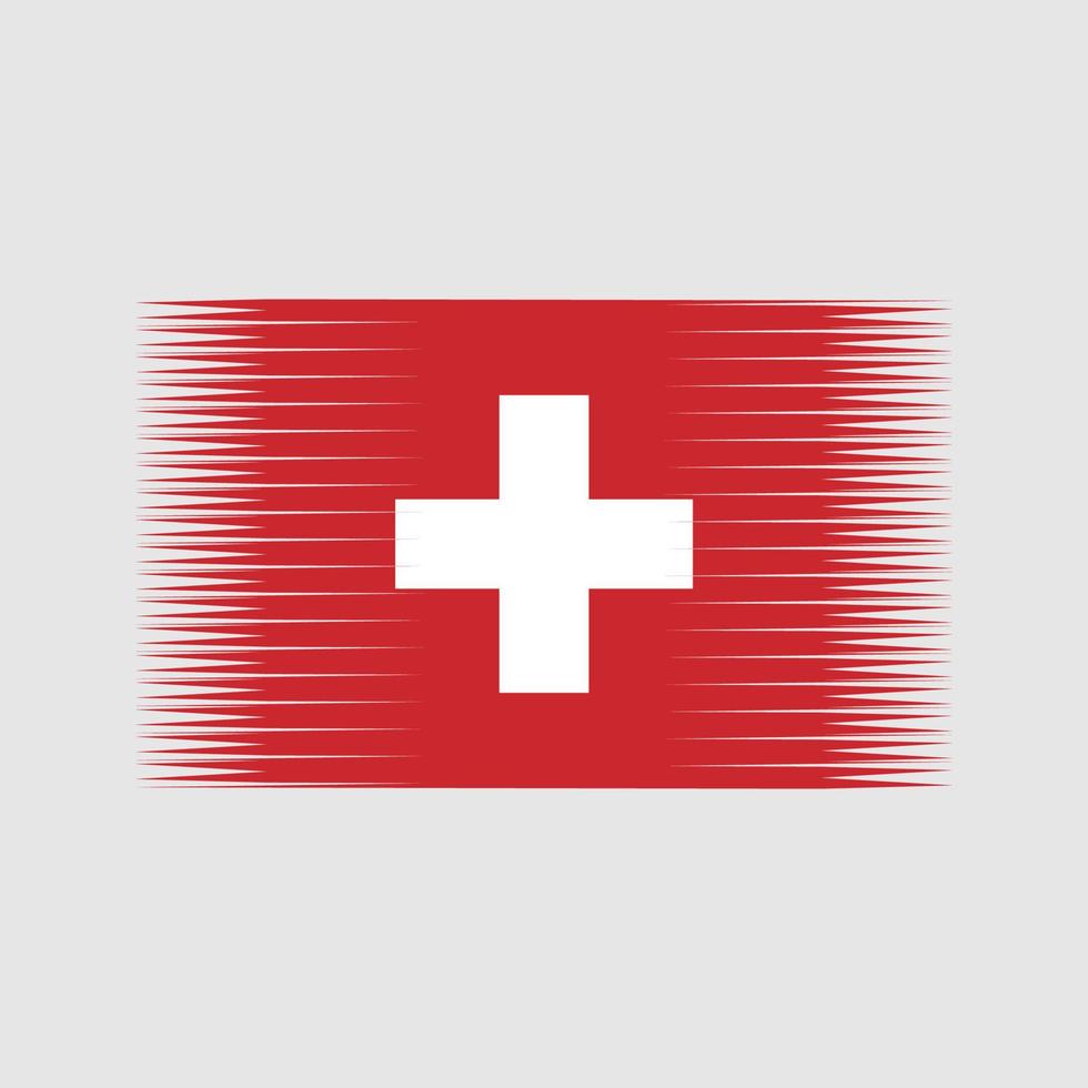 schweiz flagga vektor. National flagga vektor