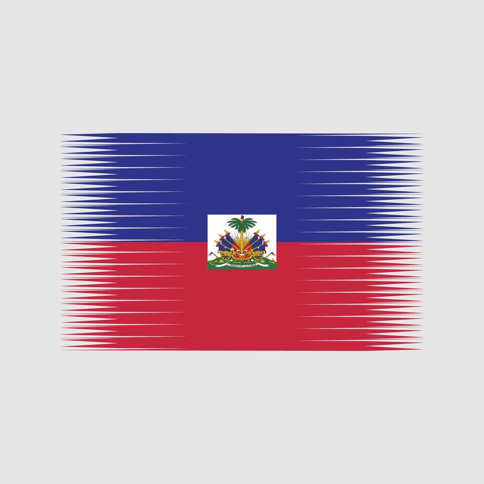 Vektor der Haiti-Flagge. Nationalflagge