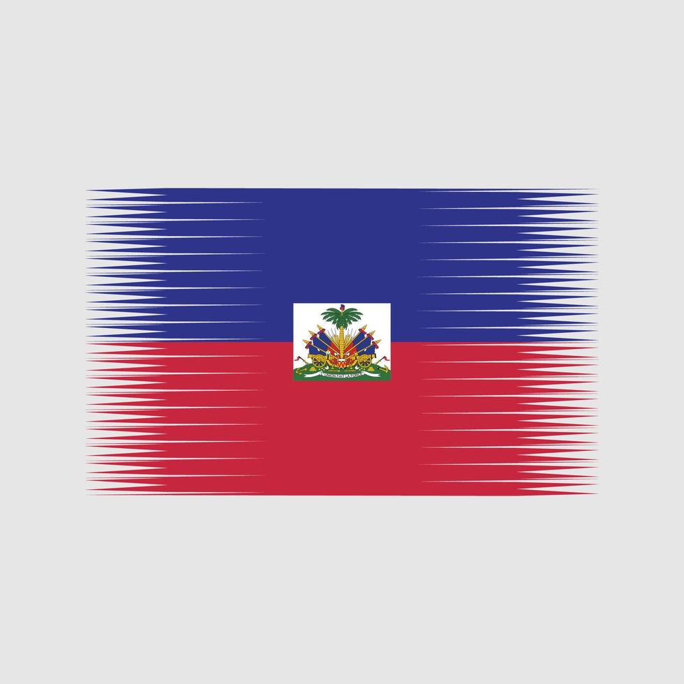haiti flagga vektor. National flagga vektor