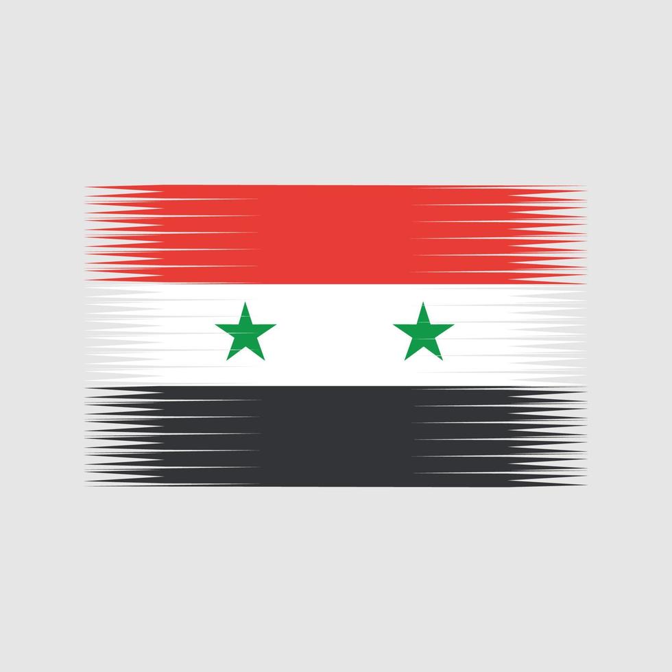 syrien flagga vektor. National flagga vektor