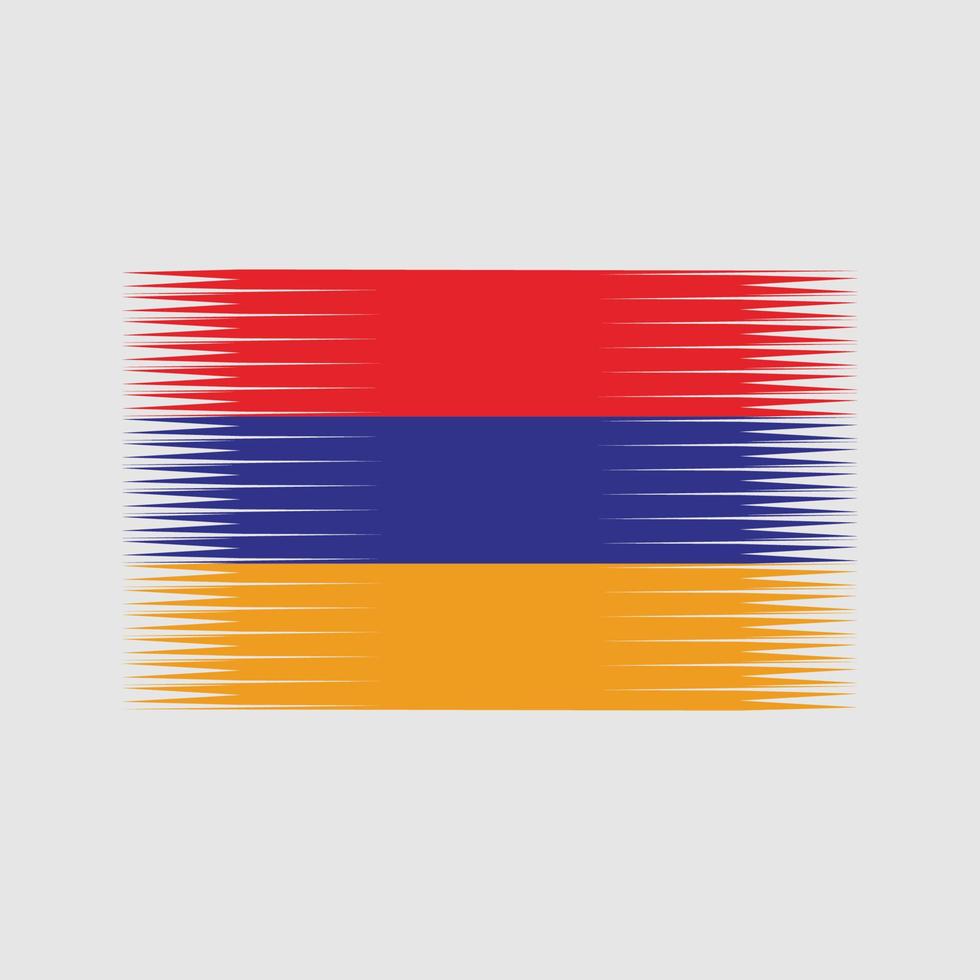 armenien flagga vektor. National flagga vektor