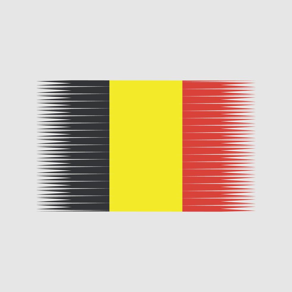 Vektor der belgischen Flagge. Nationalflagge