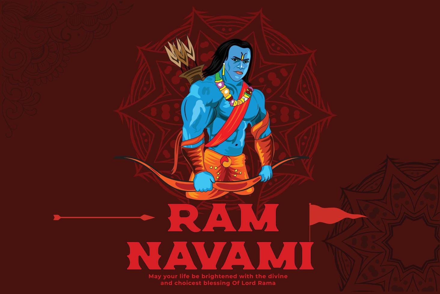 ram ravami poster vektorillustration vektor