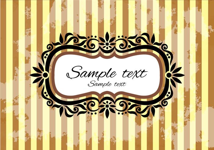 Gratis Vintage Frame Vector