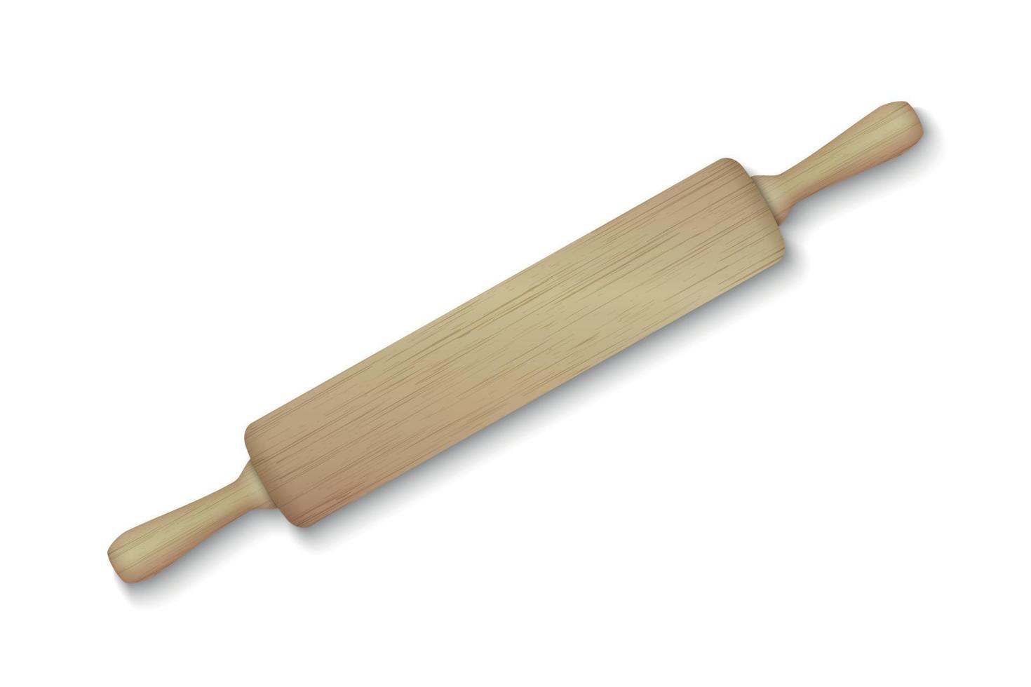 Nudelholz aus Holz vektor