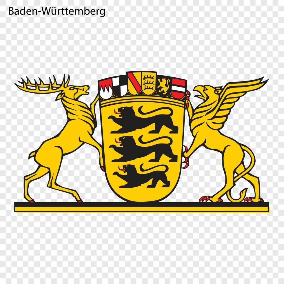 Wappen Baden Württemberg vektor