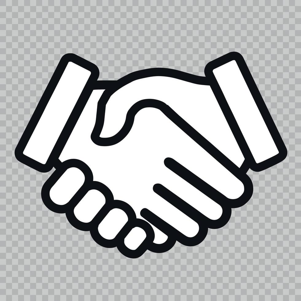 Handshake-Symbol-Vektor-Illustration vektor