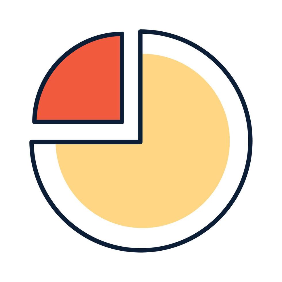 Statistik-Kuchen-Infografik vektor