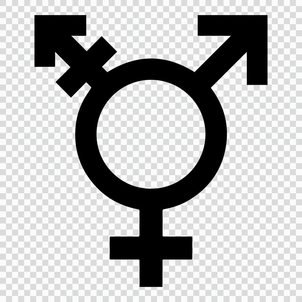 Transgender-Symbol. Vektor . Vektor-Illustration