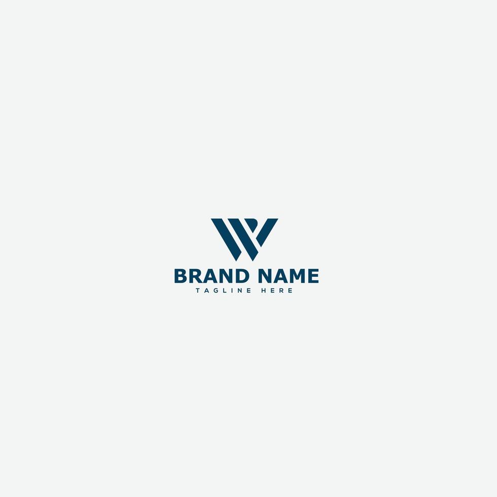 wp-Logo-Design-Vorlage, Vektorgrafik-Branding-Element. vektor