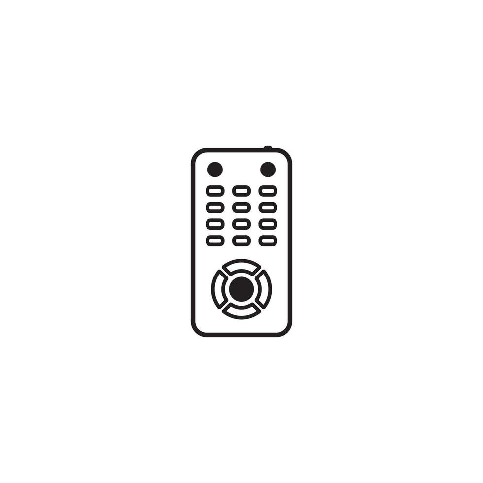 Design-Vorlage für Remote-Symbol-Vektorillustration vektor