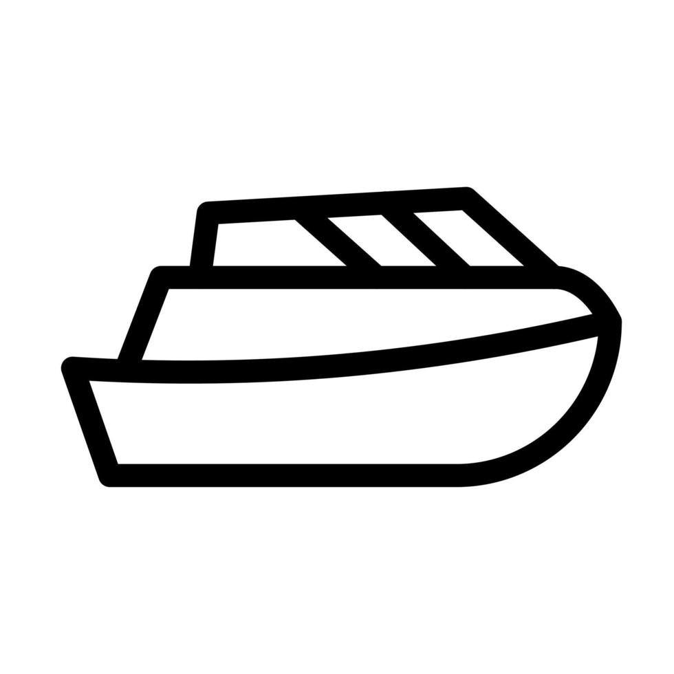 Spielzeugboot-Icon-Design vektor