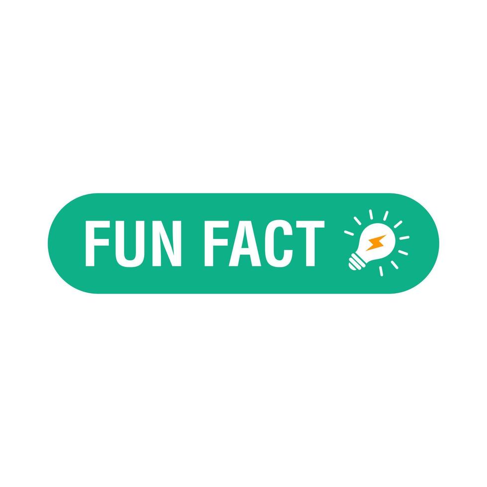 Fun Fact Ribbon Vektor. einfache etikettenvorlage post symbol aufkleber für social media hintergrund, schnelle tipps vorlage fyi modernes grafisches etikettendesign vektor