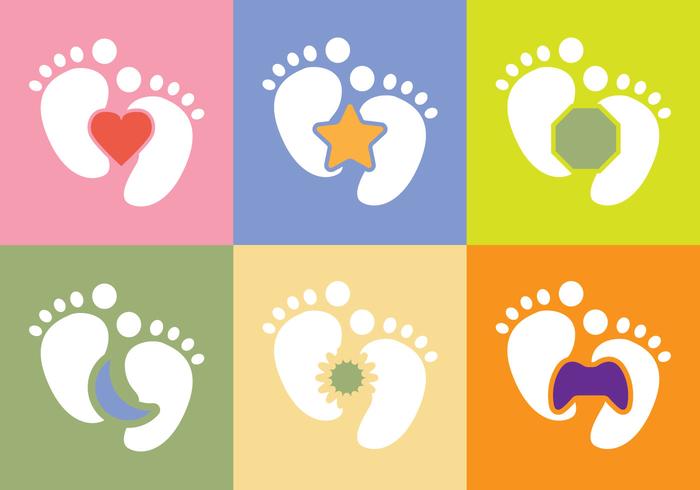 Gratis Baby Foot Vector