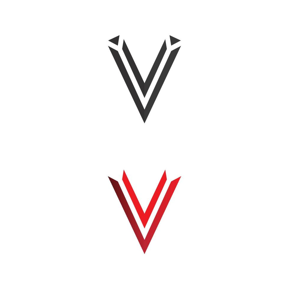 v Brief Blitz Logo Vorlage vektor