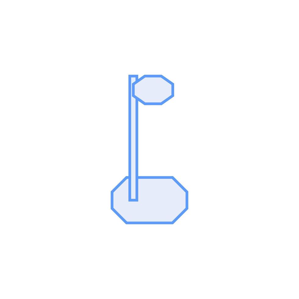 Golf-Vektor für Website-Symbol-Icon-Präsentation vektor