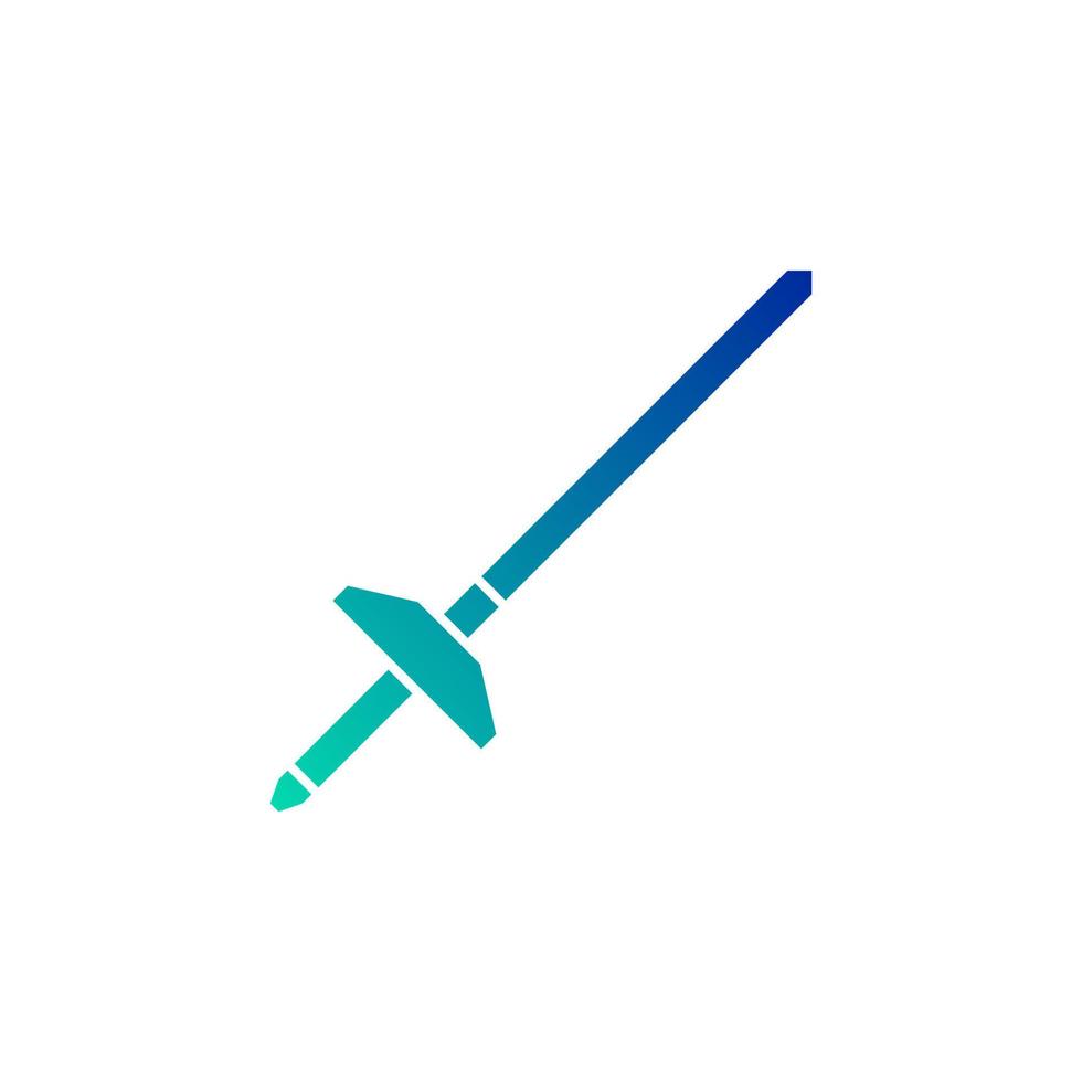 Schwertvektor für Website-Symbol-Icon-Präsentation vektor