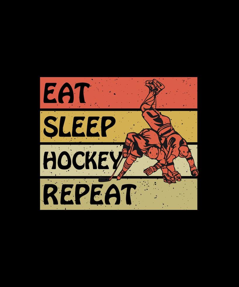 hockey begrepp citat illustration design vektor