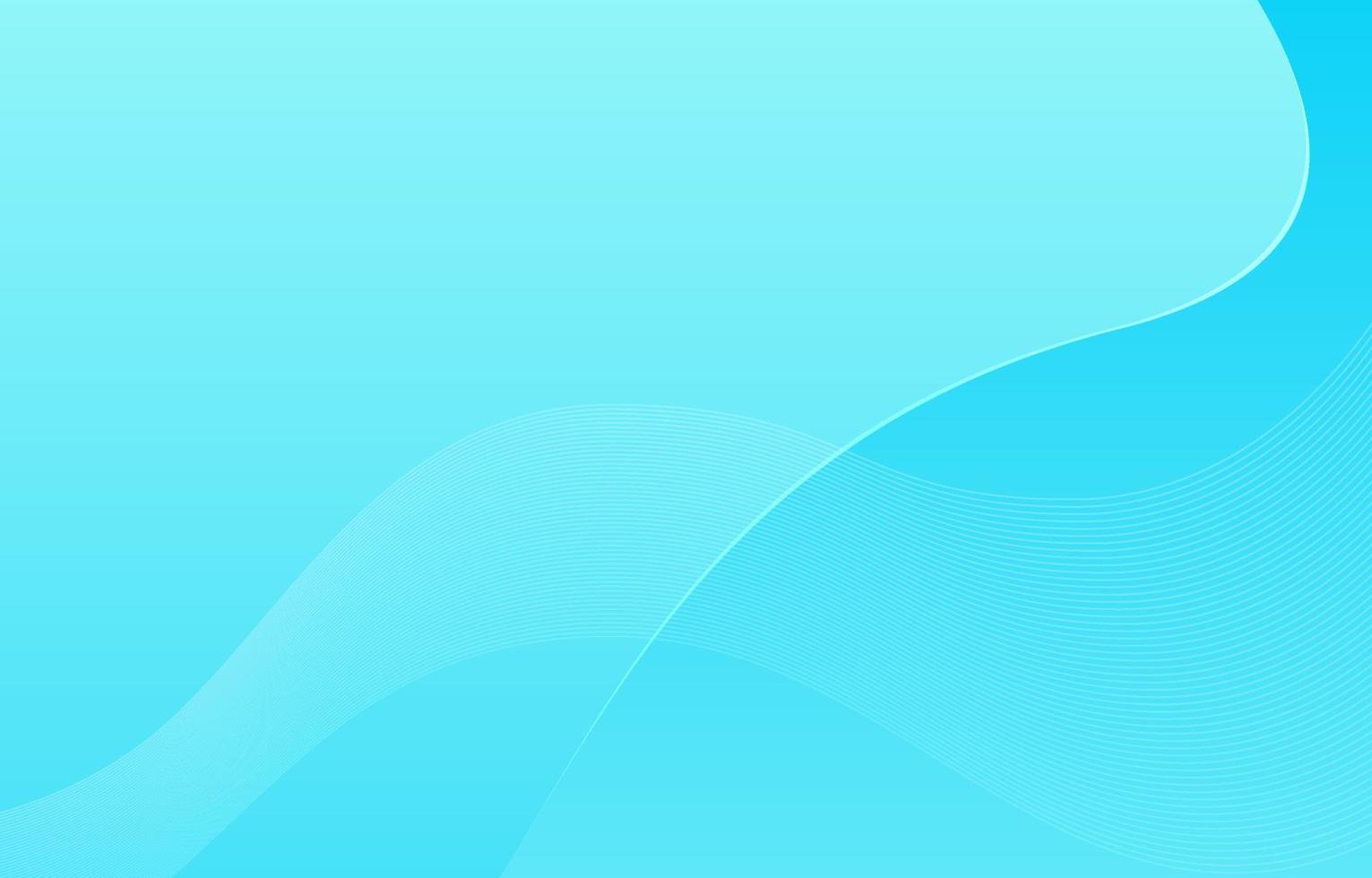 abstrakt blå Vinka med vit böjd rader bakgrund för digital nätverk presentation mall design vektor