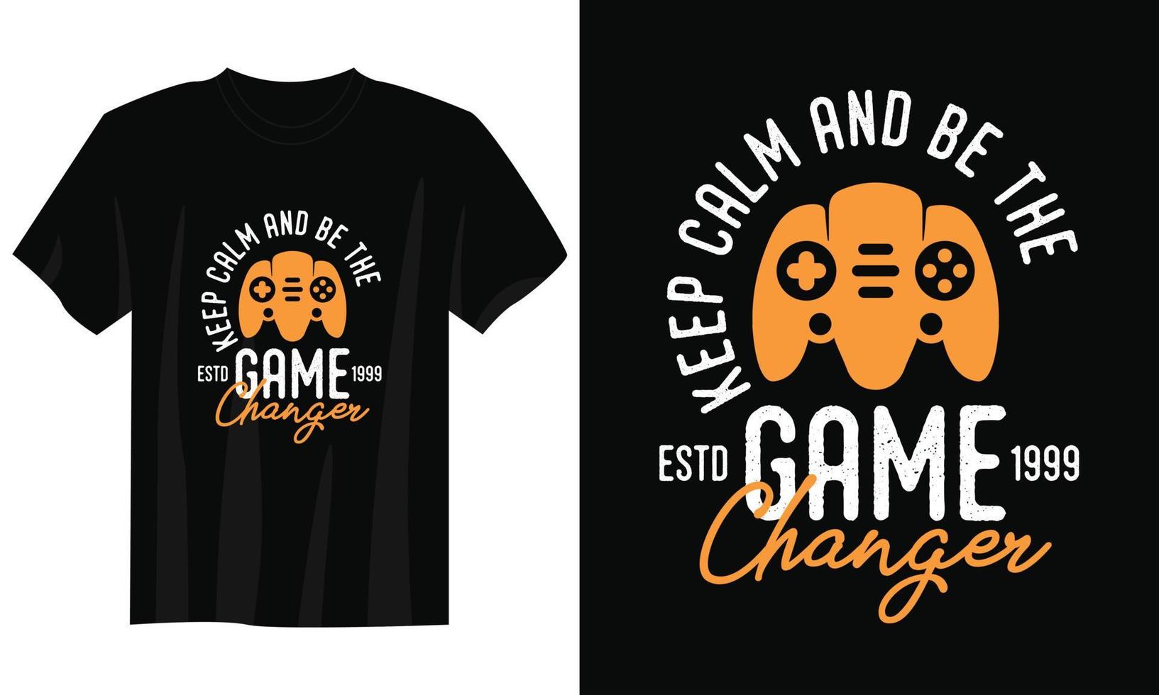 ha kvar lugna och vara de spel växlare gaming t-shirt design, gaming gamer t-shirt design, årgång gaming t-shirt design, typografi gaming t-shirt design, retro gaming gamer t-shirt design vektor