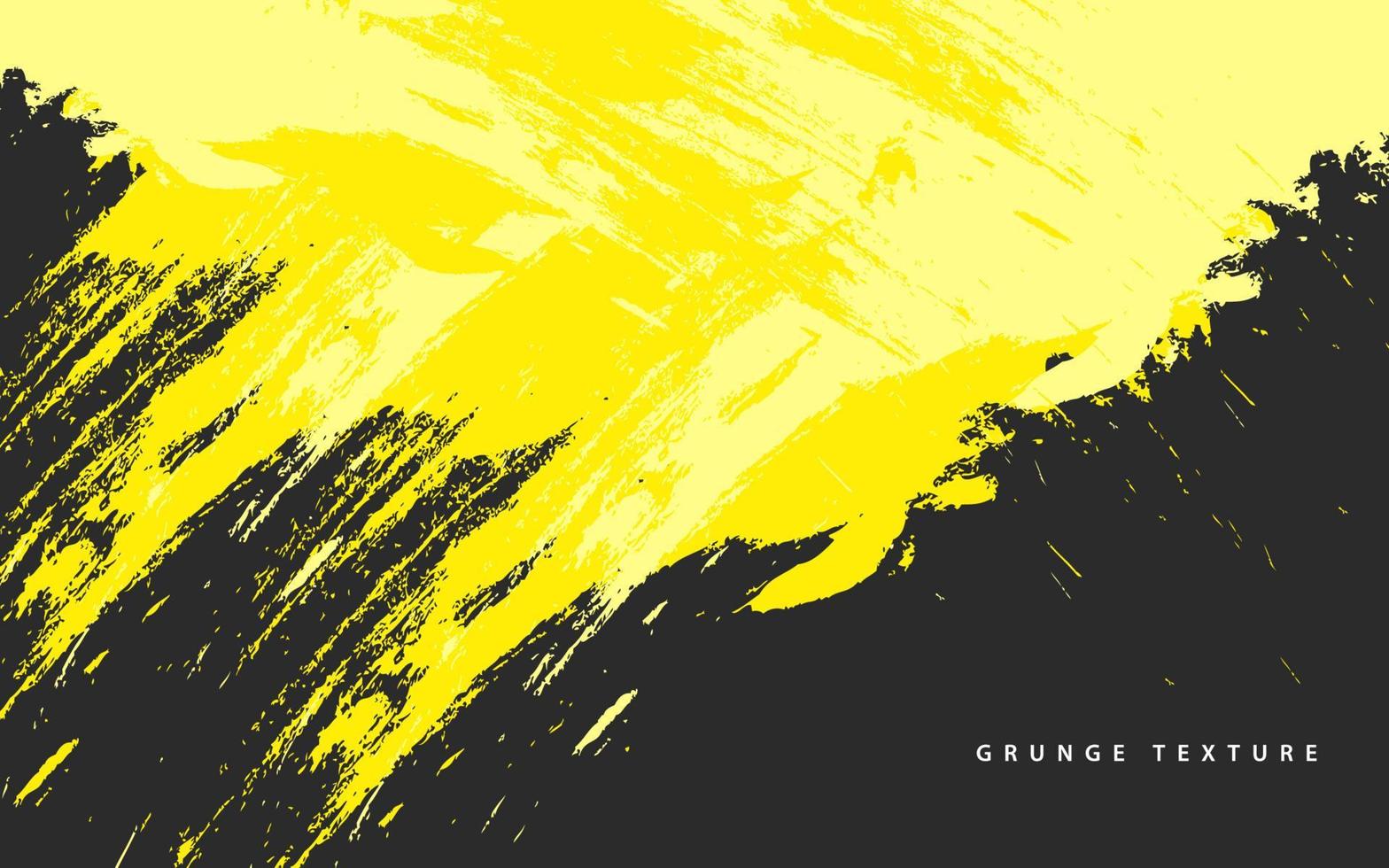 abstrakte Grunge-Textur schwarz-gelber Farbhintergrund vektor