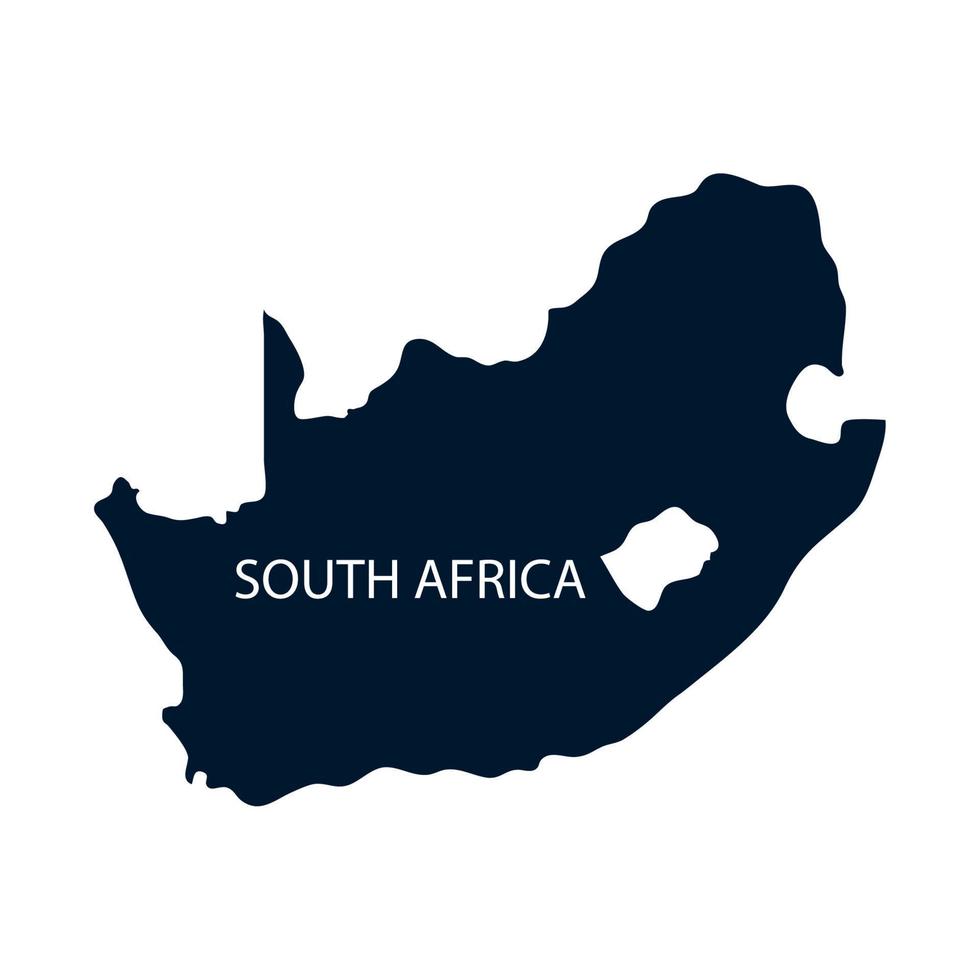 karta över sydafrika vektor