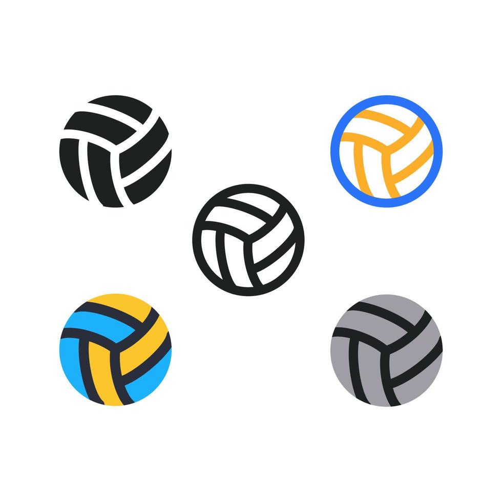Volleyball-Symbol vektor
